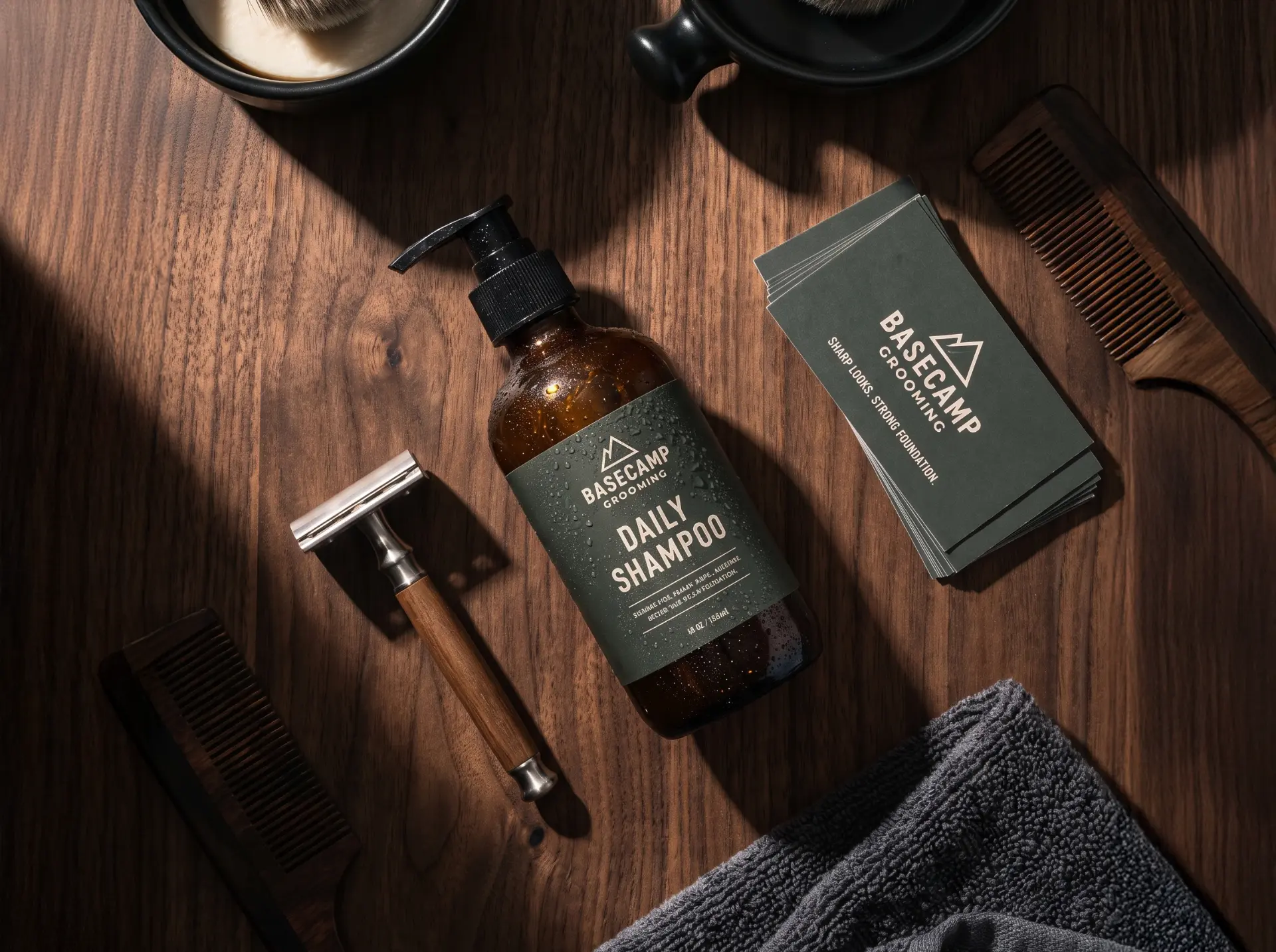 Basecamp Grooming product and stationery